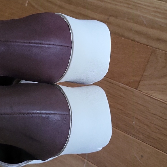 OTBT Montauk Tapioca Boho Ankle Strap Platform Wedge Leather Sandal 8.5M - Picture 8 of 11